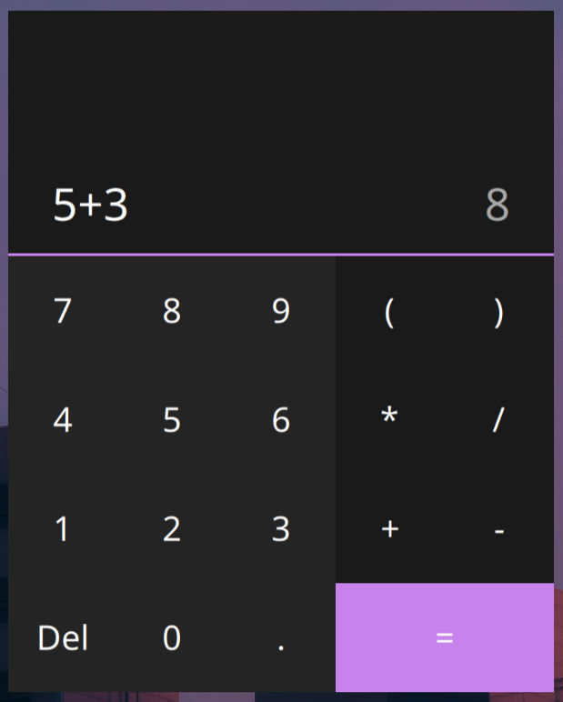 Complete Calculator GUI