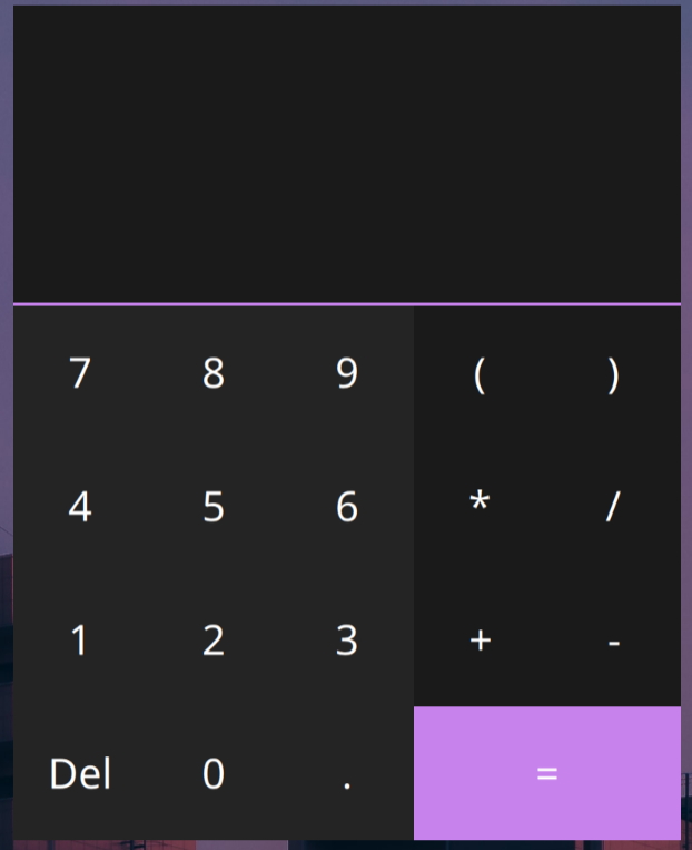 calculator no input